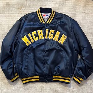 Vintage University of Michigan Bomber Jacket